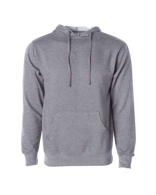 Independent Trading Co. 1828 XS / Gunmetal Heather SS4500: Unisex Midweight Hooded Sweatshirt