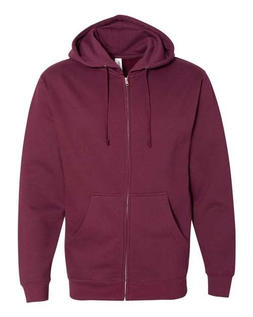Independent Trading Co. 1829 SS4500Z-Unisex Midweight Full-Zip Hooded Sweatshirt