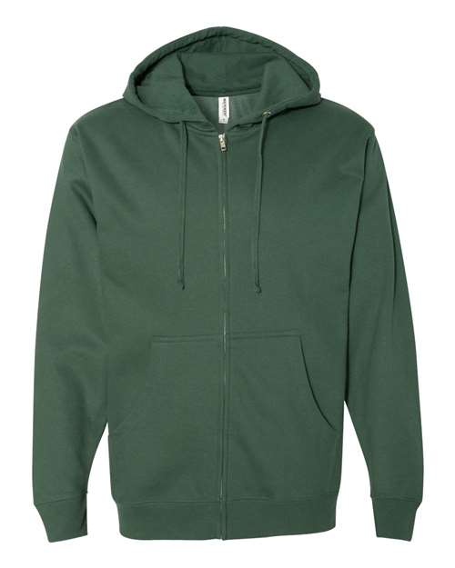 Independent Trading Co. 1829 SS4500Z-Unisex Midweight Full-Zip Hooded Sweatshirt