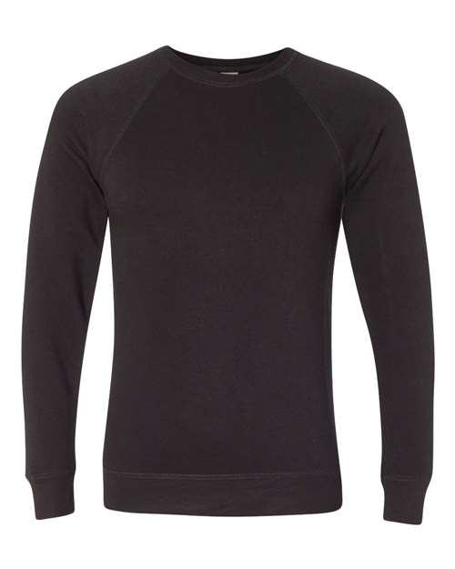 Independent Trading Co. 3303 XS / Black PRM30SBC-Unisex Special Blend Raglan Crewneck Sweatshirt