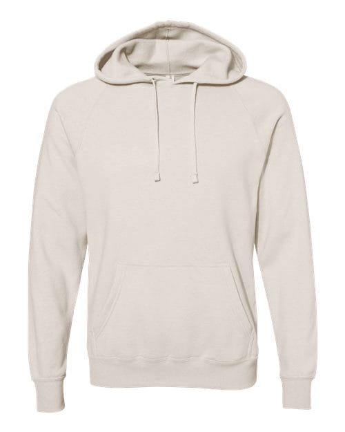 Independent Trading Co. 3304 S / Stone Heather PRM33SBP-Unisex Special Blend Raglan Hooded Sweatshirt