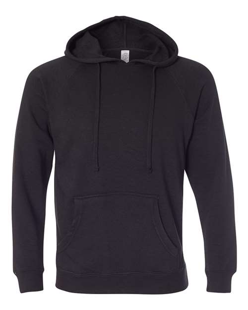 Independent Trading Co. 3304 XS / Black PRM33SBP-Unisex Special Blend Raglan Hooded Sweatshirt