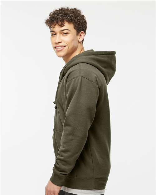 Independent Trading Co. 360 IND4000Z-Unisex Heavyweight Full-Zip Hooded Sweatshirt