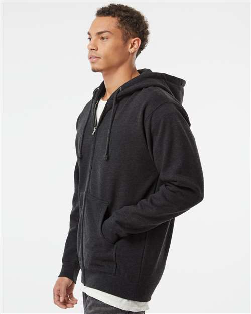 Independent Trading Co. 360 IND4000Z-Unisex Heavyweight Full-Zip Hooded Sweatshirt