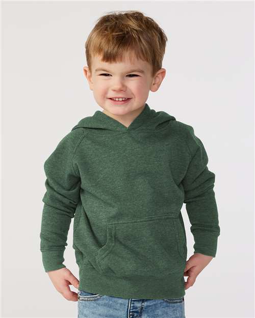 Independent Trading Co. PRM10TSB Toddler Special Blend Hooded Raglan Sweatshirt in 