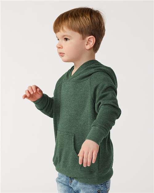 Independent Trading Co. PRM10TSB Toddler Special Blend Hooded Raglan Sweatshirt in 