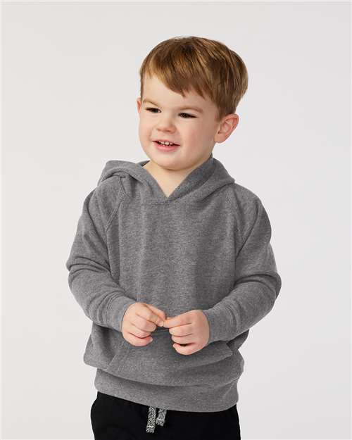 Independent Trading Co. PRM10TSB Toddler Special Blend Hooded Raglan Sweatshirt in 
