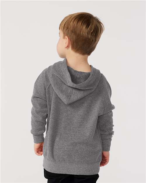 Independent Trading Co. PRM10TSB Toddler Special Blend Hooded Raglan Sweatshirt in 