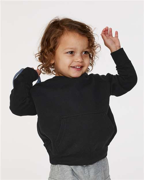 Independent Trading Co. PRM10TSB Toddler Special Blend Hooded Raglan Sweatshirt in 