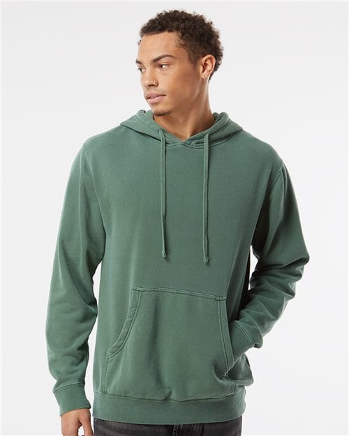 Independent Trading Co. 6015 PRM4500: Unisex Midweight Pigment-Dyed Hooded Sweatshirt
