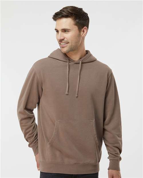 Independent Trading Co. 6015 PRM4500: Unisex Midweight Pigment-Dyed Hooded Sweatshirt