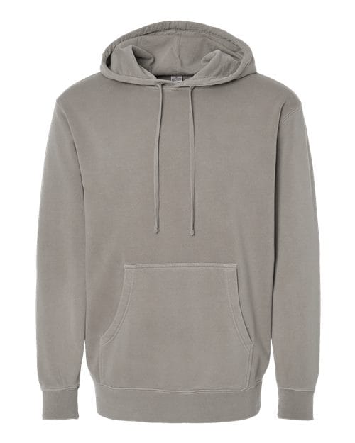 Independent Trading Co. 6015 S / Pigment Cement PRM4500: Unisex Midweight Pigment-Dyed Hooded Sweatshirt