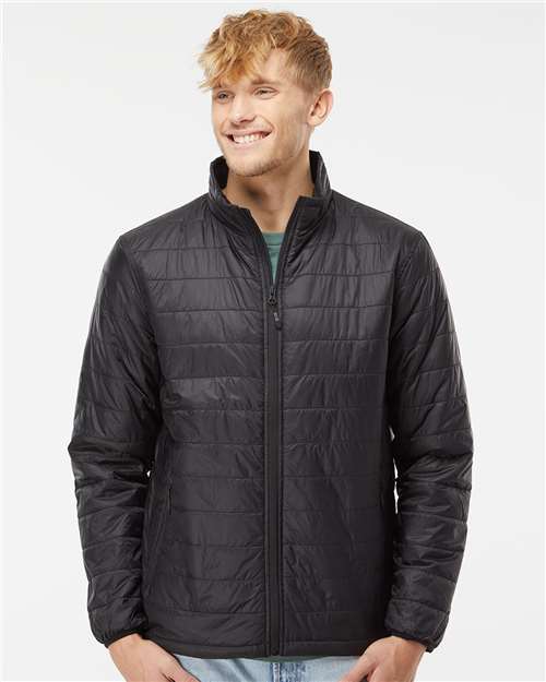 Independent Trading Co. 7790 EXP100PFZ: Men's Puffer Jacket