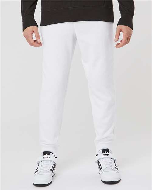 Independent Trading Co. 8607 XS / White IND20PNT: Men's Midweight Fleece Sweatpants