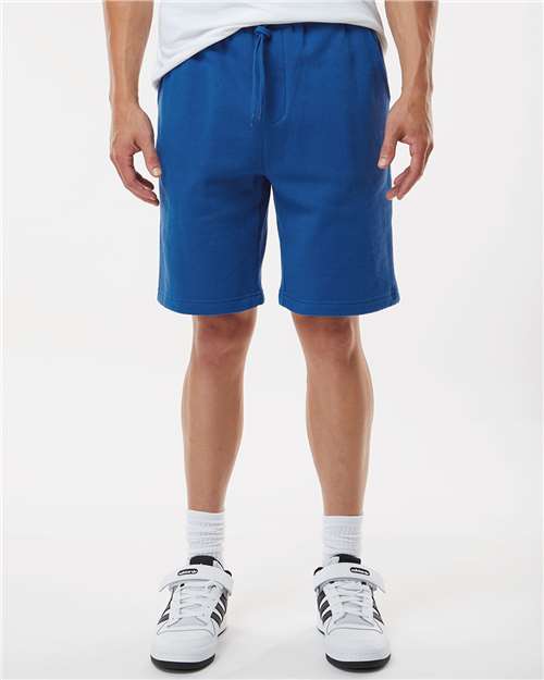Independent Trading Co. 8608 XS / Royal IND20SRT: Men's Midweight Fleece Shorts