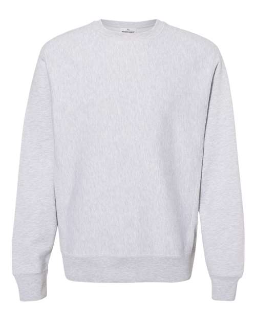 Independent Trading Co. 8798 XS / Grey Heather IND5000C-Unisex Legend Premium Heavyweight Cross-Grain Crewneck Sweatshirt