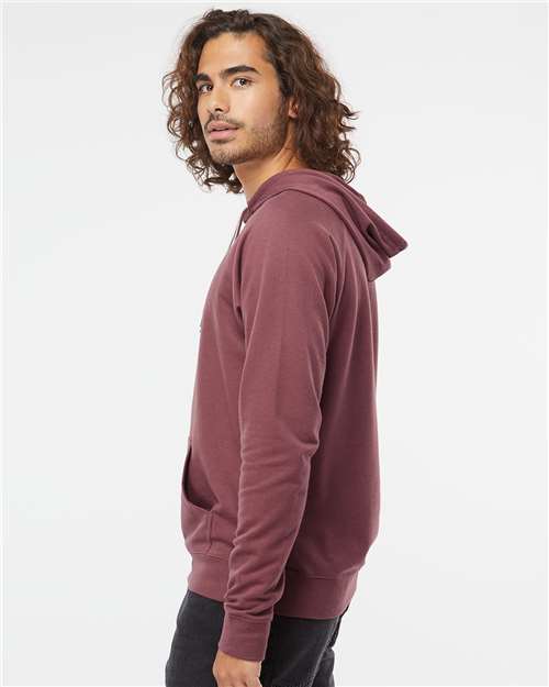 Independent Trading Co. 9126 SS1000: Unisex Icon Lightweight Loopback Terry Hooded Sweatshirt