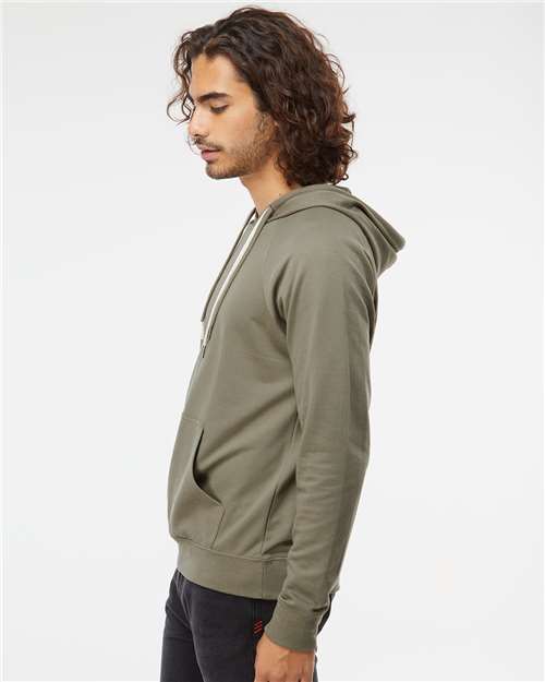 Independent Trading Co. 9126 SS1000: Unisex Icon Lightweight Loopback Terry Hooded Sweatshirt
