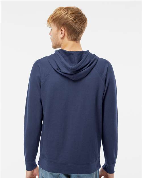 Independent Trading Co. 9126 SS1000: Unisex Icon Lightweight Loopback Terry Hooded Sweatshirt