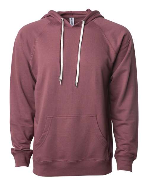 Independent Trading Co. 9126 SS1000: Unisex Icon Lightweight Loopback Terry Hooded Sweatshirt
