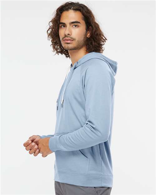 Independent Trading Co. 9126 SS1000: Unisex Icon Lightweight Loopback Terry Hooded Sweatshirt