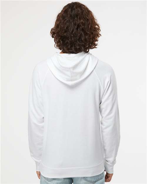 Independent Trading Co. 9126 SS1000: Unisex Icon Lightweight Loopback Terry Hooded Sweatshirt