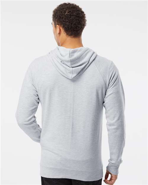 Independent Trading Co. 9126 SS1000: Unisex Icon Lightweight Loopback Terry Hooded Sweatshirt