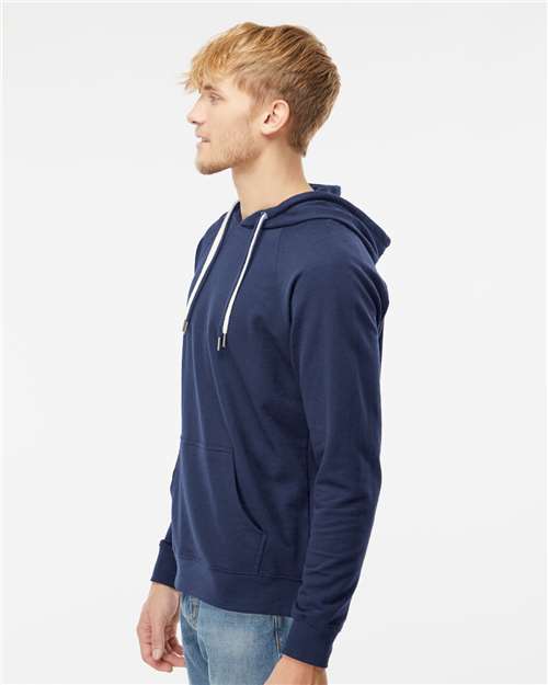 Independent Trading Co. 9126 SS1000: Unisex Icon Lightweight Loopback Terry Hooded Sweatshirt
