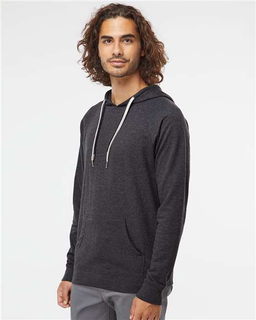 Independent Trading Co. 9126 SS1000: Unisex Icon Lightweight Loopback Terry Hooded Sweatshirt