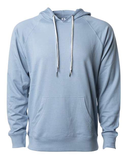 Independent Trading Co. 9126 SS1000: Unisex Icon Lightweight Loopback Terry Hooded Sweatshirt