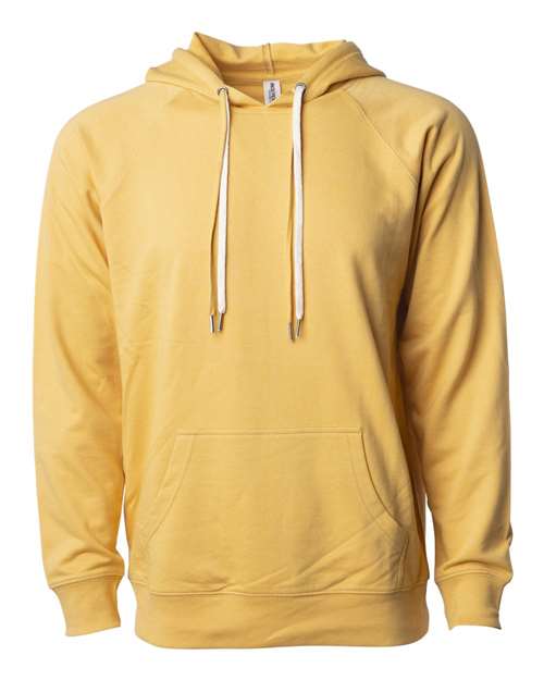 Independent Trading Co. 9126 SS1000: Unisex Icon Lightweight Loopback Terry Hooded Sweatshirt