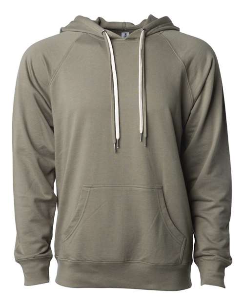 Independent Trading Co. 9126 SS1000: Unisex Icon Lightweight Loopback Terry Hooded Sweatshirt