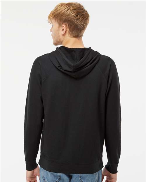 Independent Trading Co. 9126 SS1000: Unisex Icon Lightweight Loopback Terry Hooded Sweatshirt
