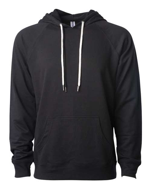 Independent Trading Co. 9126 SS1000: Unisex Icon Lightweight Loopback Terry Hooded Sweatshirt