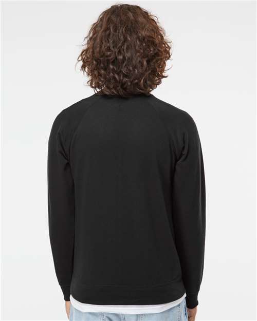 Independent Trading Co. 9136 SS1000C: Unisex Icon Lightweight Loopback Terry Crewneck Sweatshirt
