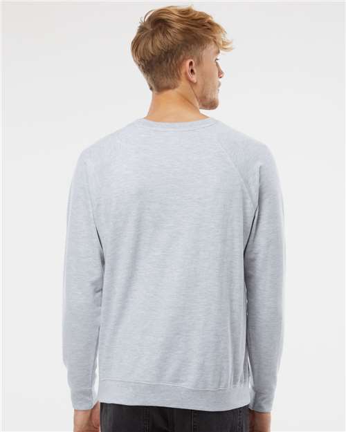 Independent Trading Co. 9136 SS1000C: Unisex Icon Lightweight Loopback Terry Crewneck Sweatshirt