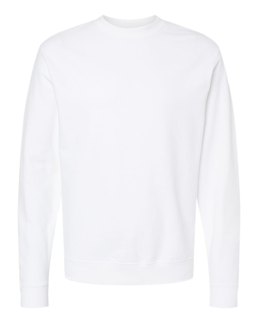 Independent Trading Co. Fleece - Premium - Crew S / White Independent Trading Co. SS3000 Unisex Midweight Crewneck Sweatshirt
