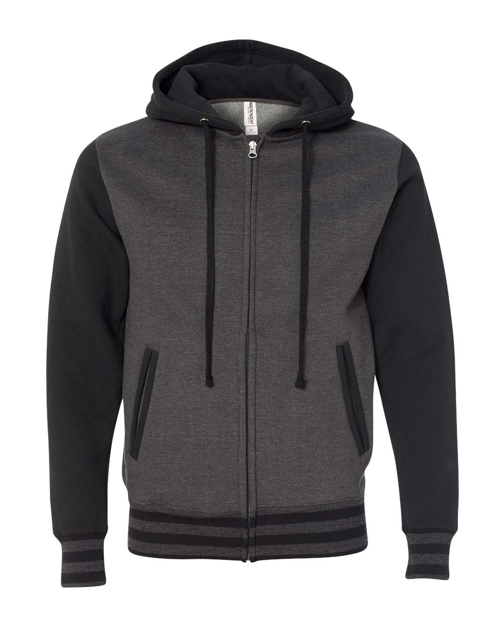 Independent Trading Co. Fleece - Premium - Hood Independent Trading Co. IND45UVZ Unisex Heavyweight Varsity Full-Zip Hooded Sweatshirt