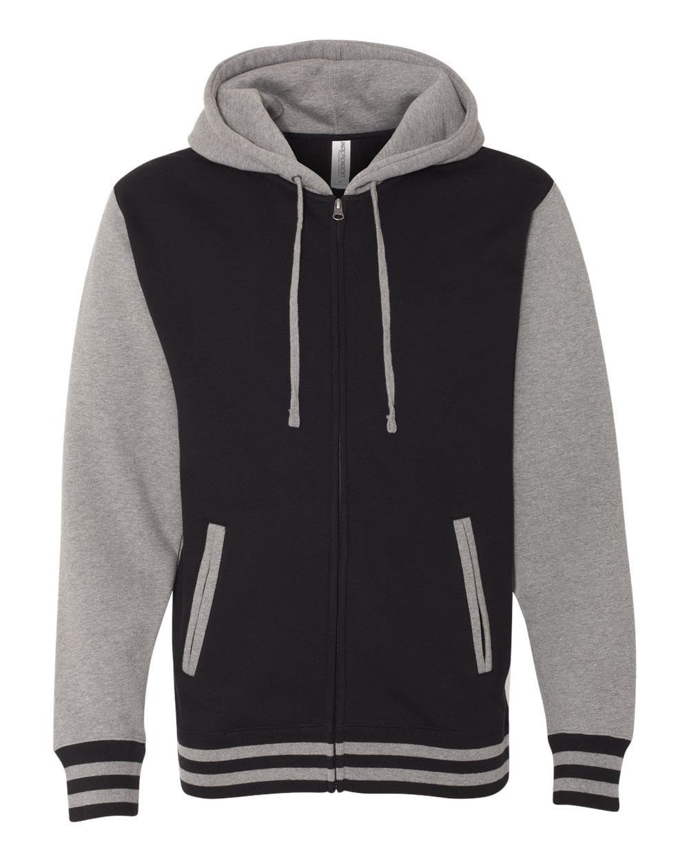Independent Trading Co. Fleece - Premium - Hood Independent Trading Co. IND45UVZ Unisex Heavyweight Varsity Full-Zip Hooded Sweatshirt
