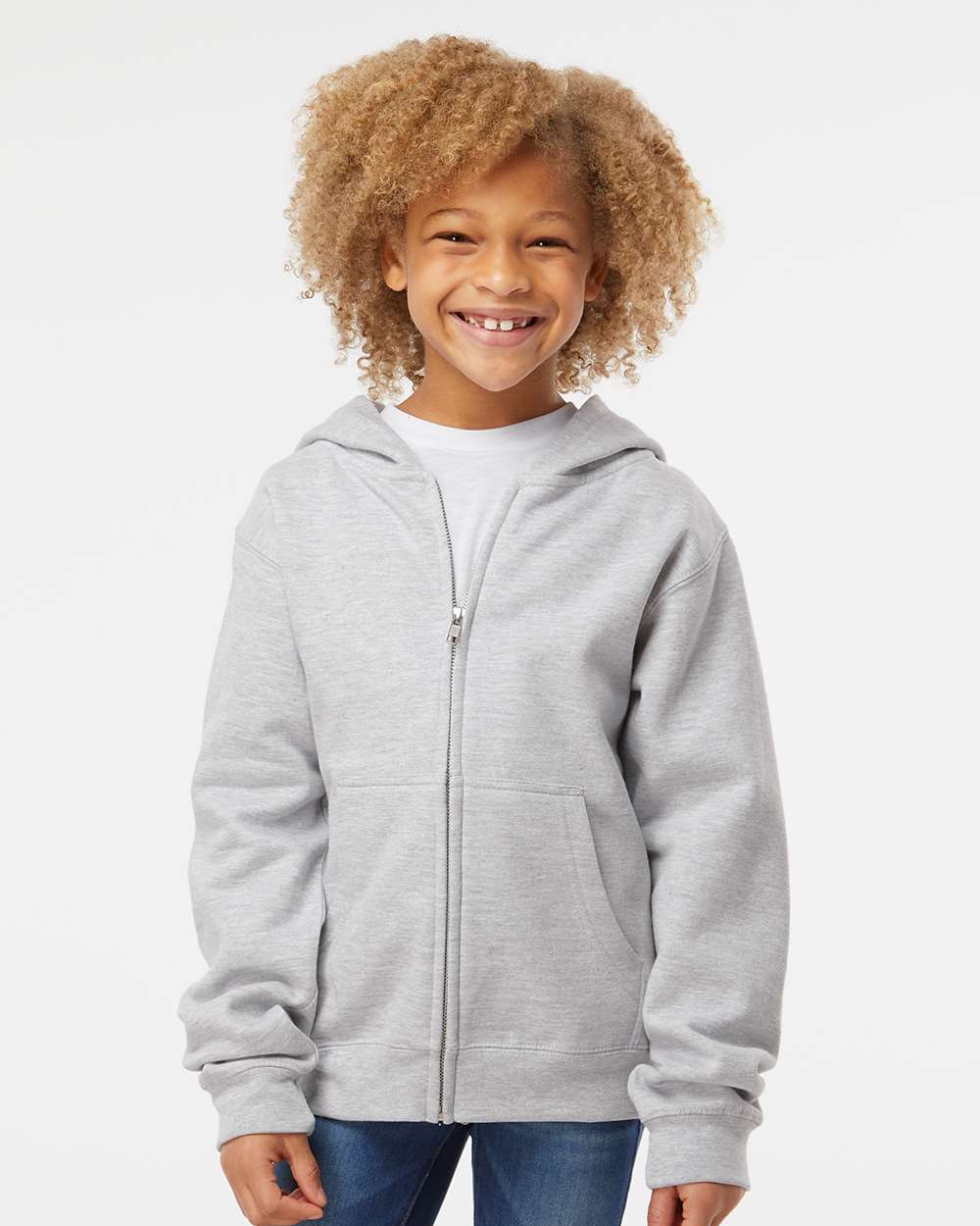 Independent Trading Co. Fleece - Premium - Hood Independent Trading Co. SS4001YZ Youth Midweight Full-Zip Hooded Sweatshirt
