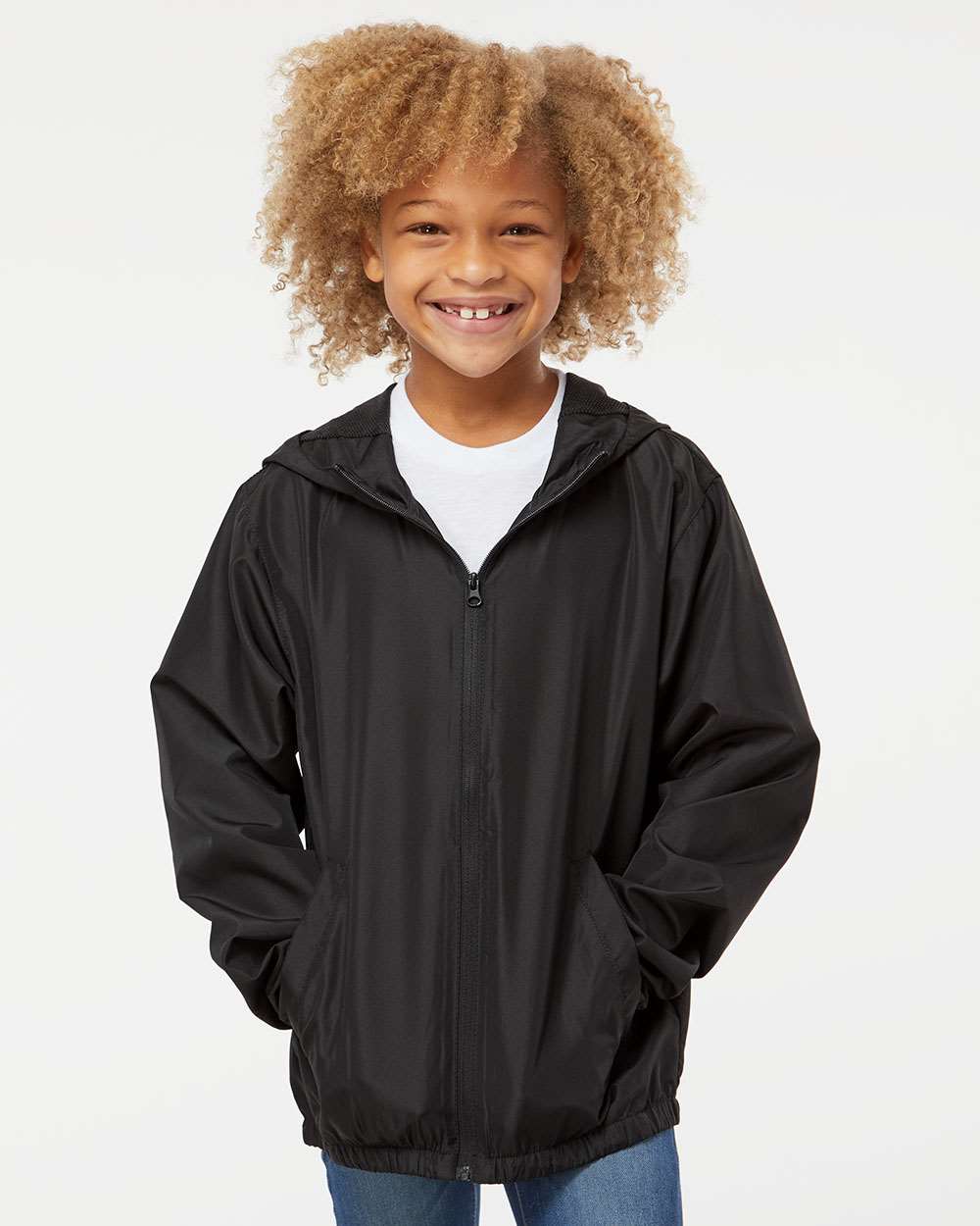 Independent Trading Co. Outerwear Independent Trading Co. EXP24YWZ Youth Lightweight Windbreaker Full-Zip Jacket