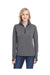 J America Sweatshirts/Fleece J America JA8433: Ladies' Omega Stretch Quarter-Zip