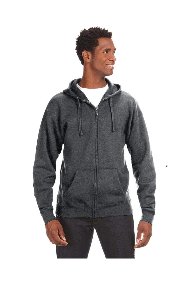 J America Sweatshirts/Fleece J America JA8821: Adult Premium Full-Zip Fleece Hood
