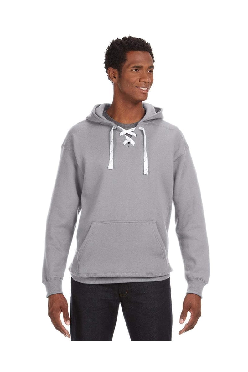 J America Sweatshirts/Fleece J America JA8830: Adult Sport Lace Hood