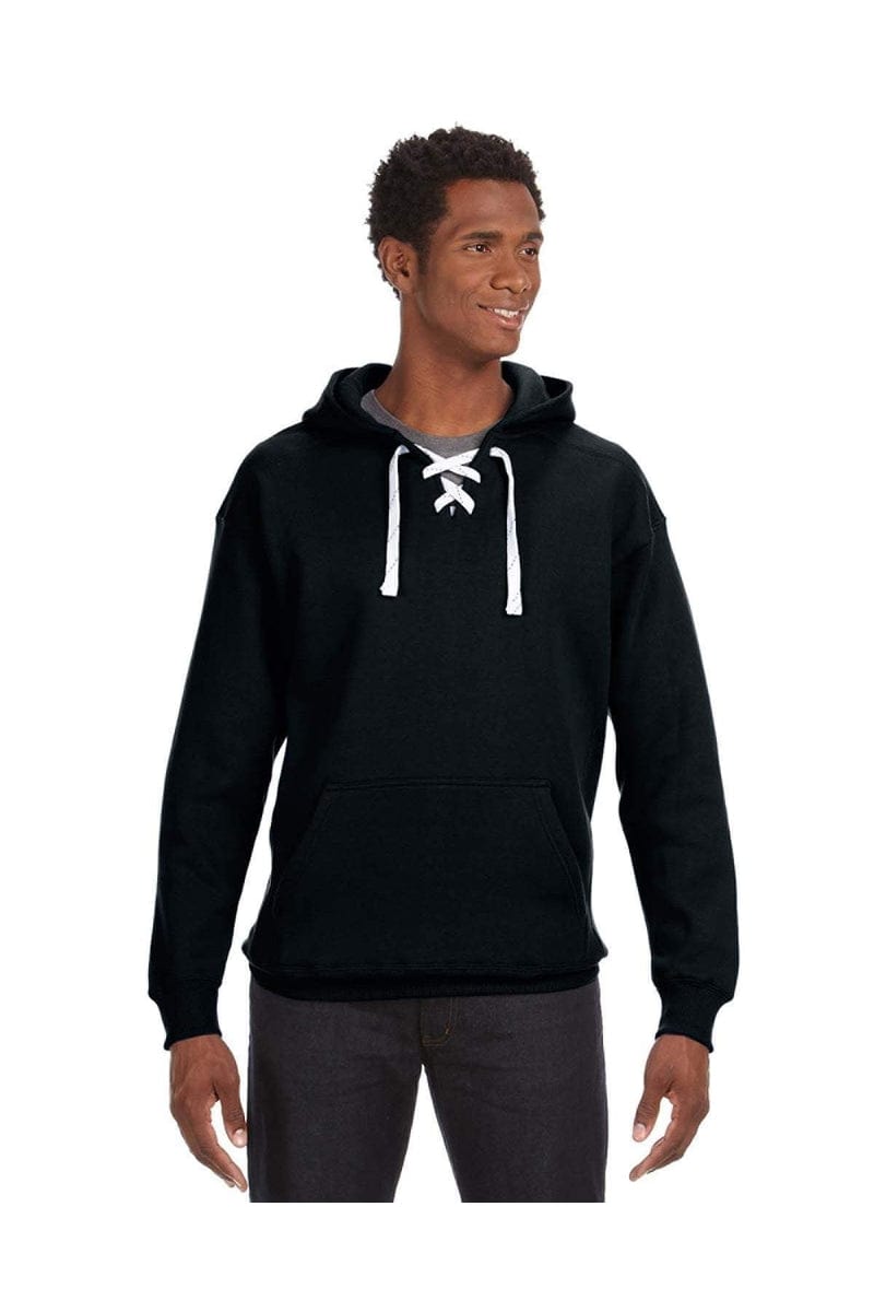 J America Sweatshirts/Fleece J America JA8830: Adult Sport Lace Hood