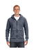 J America Sweatshirts/Fleece J America JA8916: Adult Vintage Zen Full-Zip Fleece Hood