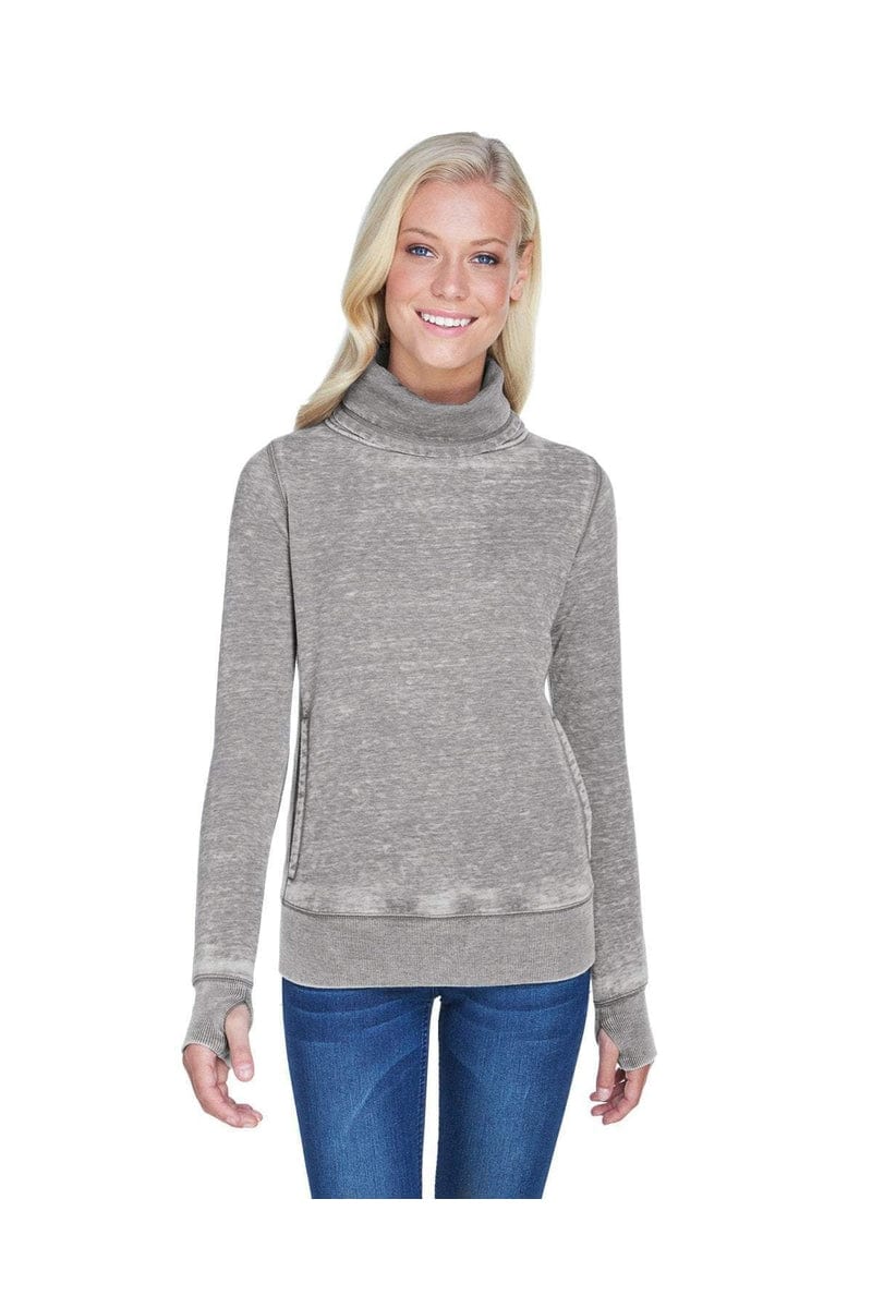 J America Sweatshirts/Fleece J America JA8930: Ladies' Zen Fleece Cowl Neck