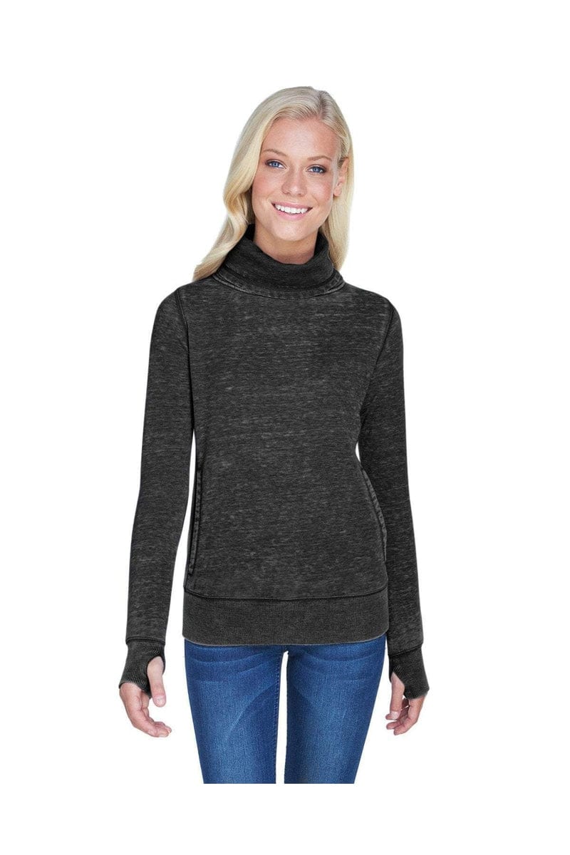J America Sweatshirts/Fleece J America JA8930: Ladies' Zen Fleece Cowl Neck