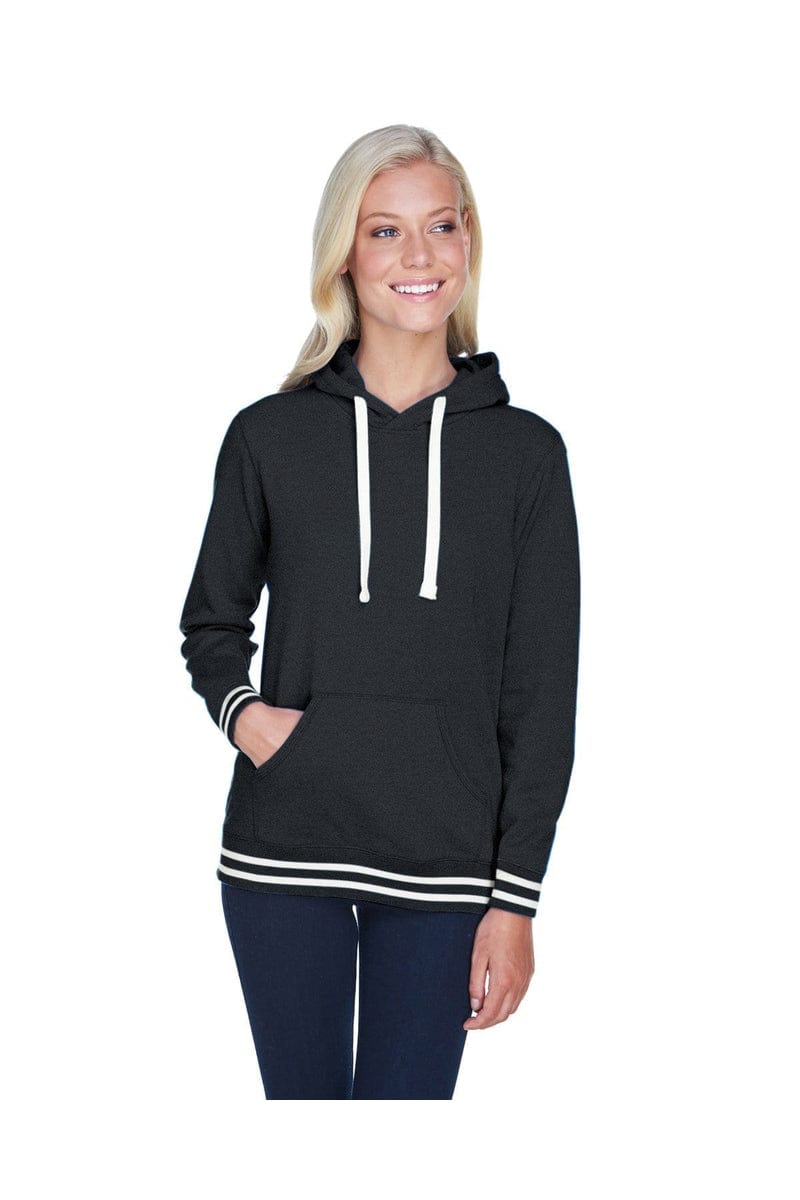 J America Sweatshirts/Fleece S / Black J America JA8651: Ladies' Relay Hood