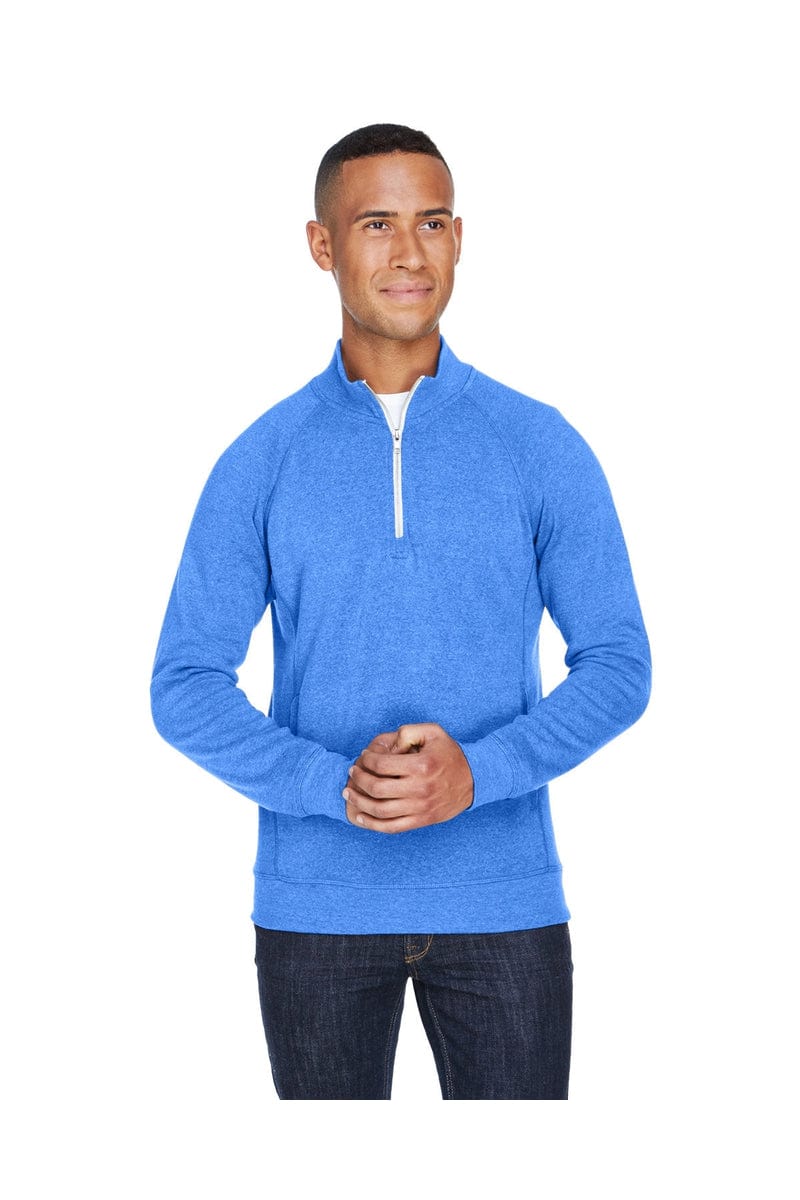 J America Sweatshirts/Fleece S / Cool Ryl Tribld J America JA8869: Adult Triblend Fleece Quarter-Zip